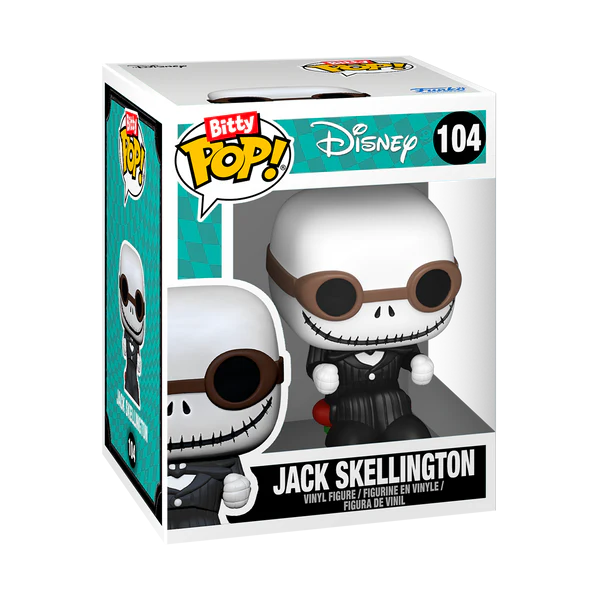 NBX - Bitty Pop Ride - Jack Skellington ze skuterem śnieżnym