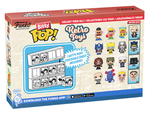 RETRO TOYS - Bitty Pop 4 Pack 2,5 cm - GI Joe