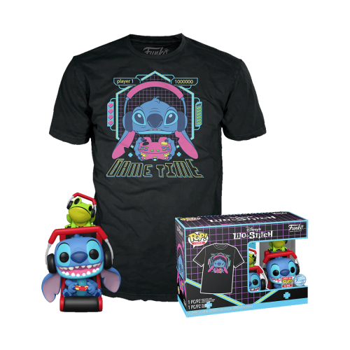 LILO STITCH - POP N° XXX - Gmr Stitch z żabką + koszulka (L)