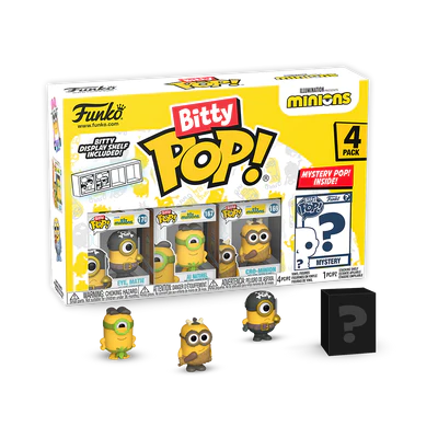 MINIONKI - Bitty Pop 4 Pack 2,5 cm - Eye Matie