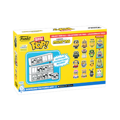 MINIONKI - Bitty Pop 4 Pack 2,5 cm - Eye Matie