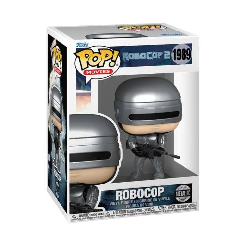 ROBOCOP - POP Movies N° 1989 - Robocop (metaliczny) z pościgiem