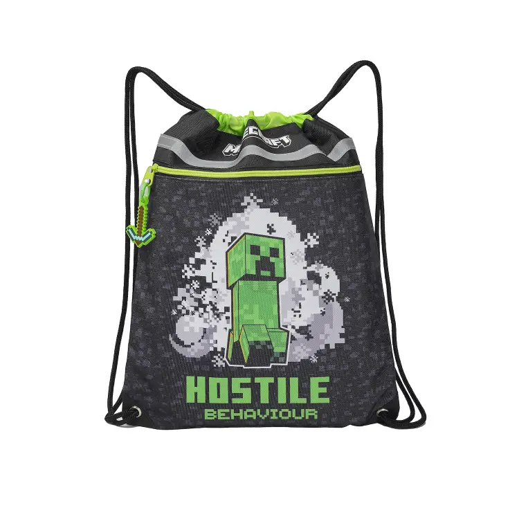 MINECRAFT - Hostil Behaviour - Torba gimnastyczna