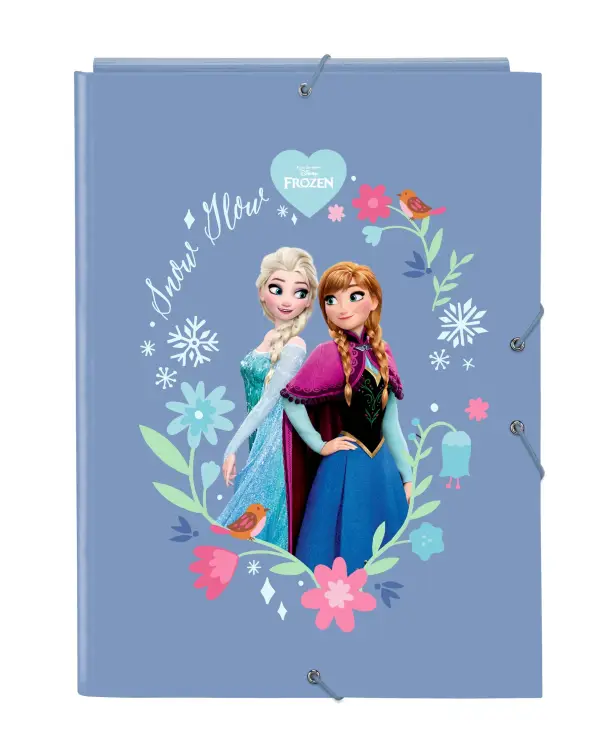 FROZEN - Segregator A4 Premium z klapkami i gumką