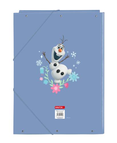 FROZEN - Segregator A4 Premium z klapkami i gumką