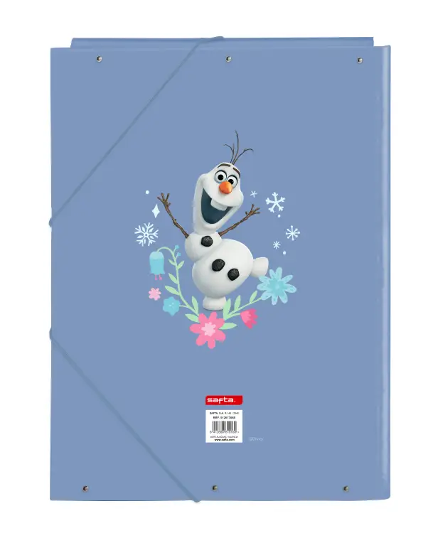 FROZEN - Segregator A4 Premium z klapkami i gumką