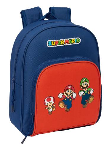 SUPER MARIO - Mario, Luidi, Toad - Plecak "34x28x10cm
