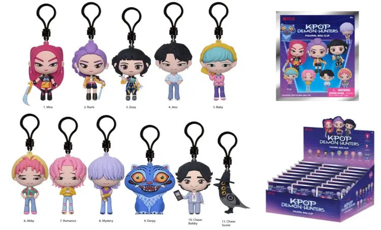 K-POP Demon Hunters - Seria 1 - Piankowy klips do torby 3D