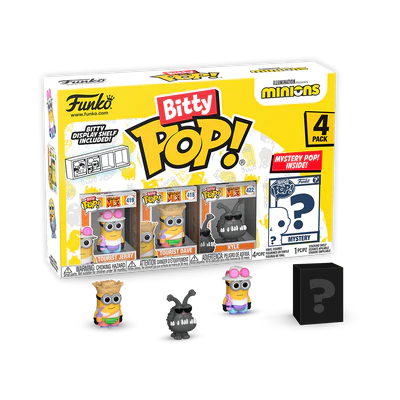 Funko - MINIONS - Bitty Pop 4 Pack 2.5cm - Young Gru