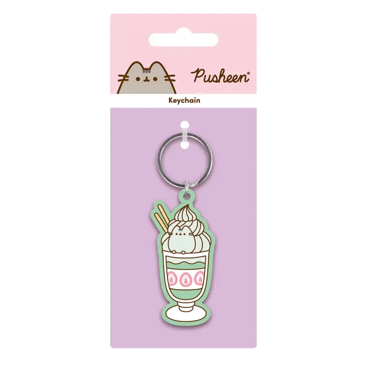 Pyramid - PUSHEEN - Ice cream - PVC Keychain