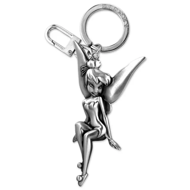 Monogram - TINKER BELL - Sassy - Pewter Keychain