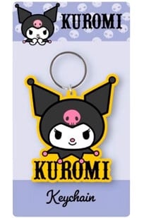 Pyramid - KUROMI - Yellow - Rubber Keychain