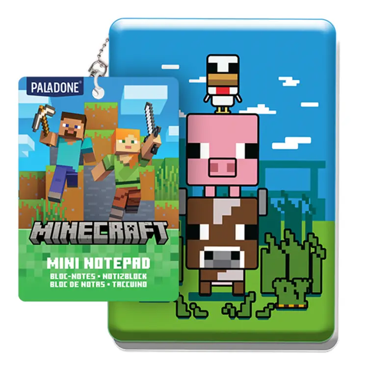 Paladone - MINECRAFT - Mini Fluffy Notebook Keychain
