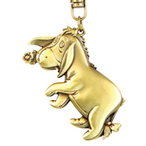 Monogram - WINNIE THE POOH - Eeyore - Pewter Keychain