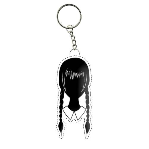Karactermania - WEDNESDAY - Wednesday Head - Rubber Keychain
