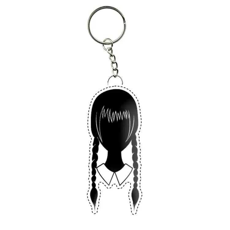 Karactermania - WEDNESDAY - Wednesday Head - Rubber Keychain