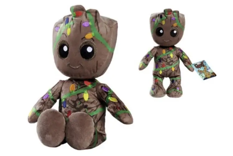 Simba Toys - GUARDIANS OF THE GALAXY - Xmas Light - Young Groot Plush - 25cm