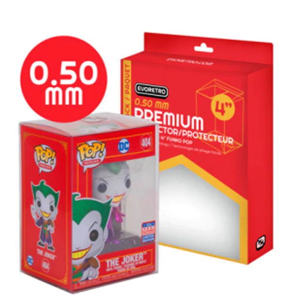 Evoretro - EVORETRO - Premium Funko Pop Plastic Protector for 4 Inch 10-Pack