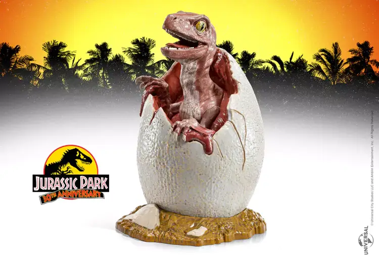 Noble Collection - JURASSIC PARK - Velociraptor Egg - Figure Toyellectible Treasures