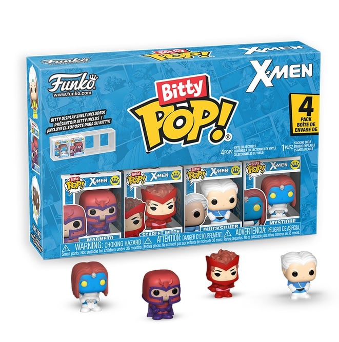 Funko - X-MEN - Bitty Pop 4 Pack 2.5cm - Magneto with chase