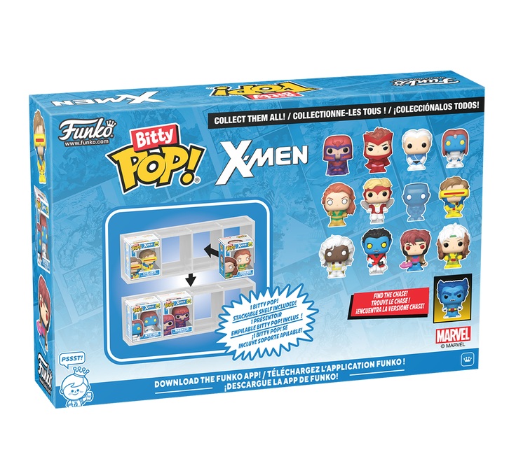 Funko - X-MEN - Bitty Pop 4 Pack 2.5cm - Magneto with chase