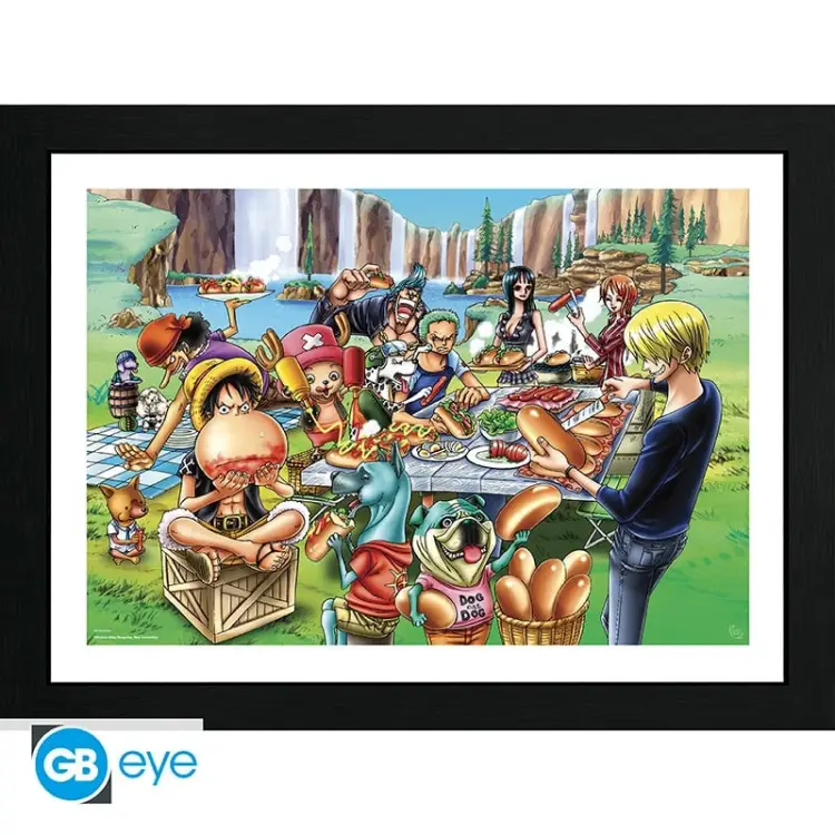 GB Eye - ONE PIECE - Collector Print 30X40 - Hot-dog party
