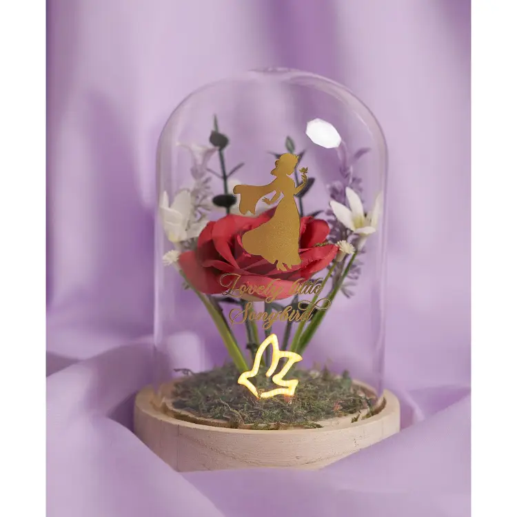 Widdop - DISNEY PRINCESS - Snow White - Floral Cloche with a Neon Light