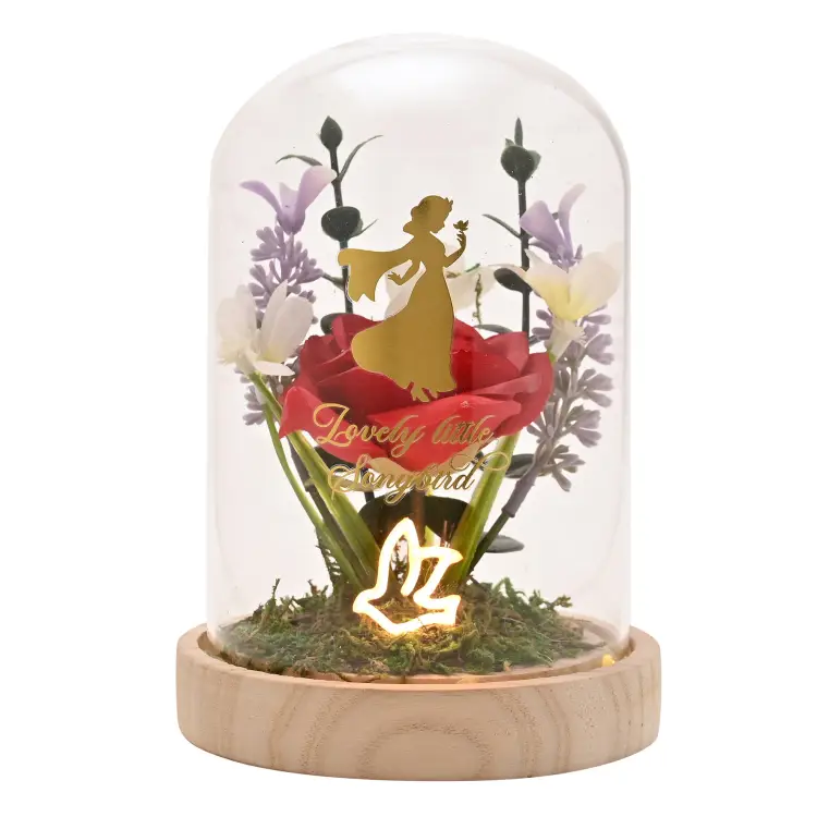 Widdop - DISNEY PRINCESS - Snow White - Floral Cloche with a Neon Light