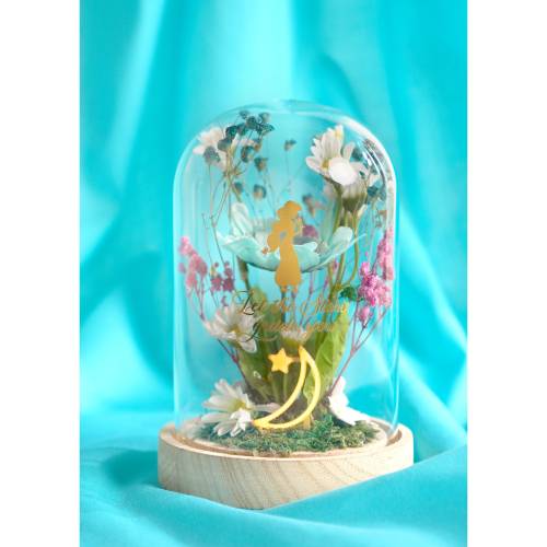 Widdop - DISNEY PRINCESS - Jasmine - Floral Cloche with a Neon Light