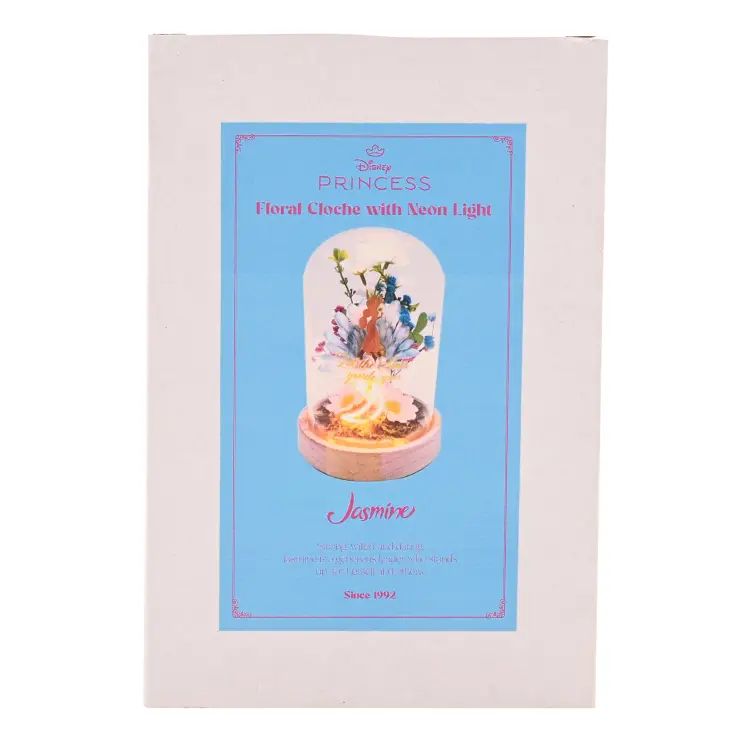Widdop - DISNEY PRINCESS - Jasmine - Floral Cloche with a Neon Light