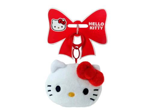 CYP - HELLO KITTY - Head - Purple - Mini Keyring Plush