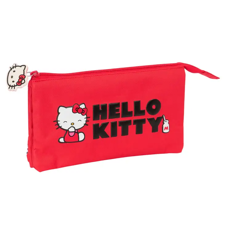 Safta - HELLO KITTY - Iconic - Triple Pencil Case