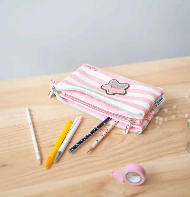 Grupo Erik - PUSHEEN - Rose Collection - Triple Pencil Case