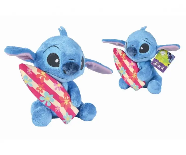 Simba Toys - STITCH - Stitch Plush with Surfboard - 35cm