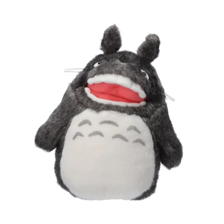 Semic - MY NEIGHBOUR TOTORO - Grey Totoro Roaring - Acrylic Plush M