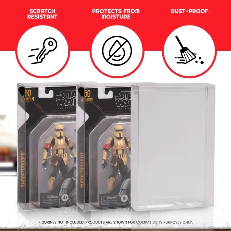 Evoretro - EVORETRO - PET Protector For Black Series Archive Action Figure 10pc