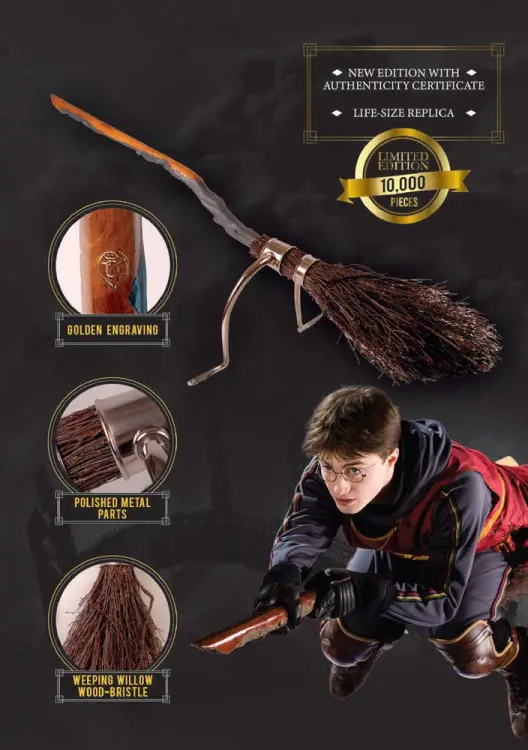 Cinereplicas - HARRY POTTER - Firebolt 2022 Edition - Limited Edition Replica