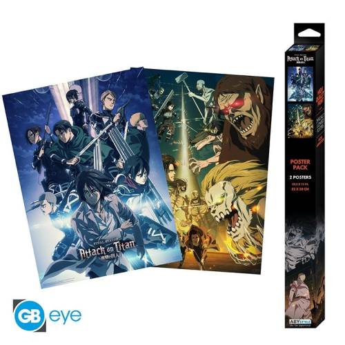 GB Eye - ATTACK ON TITANS - Set 2 - Set 2 posters '52x38'
