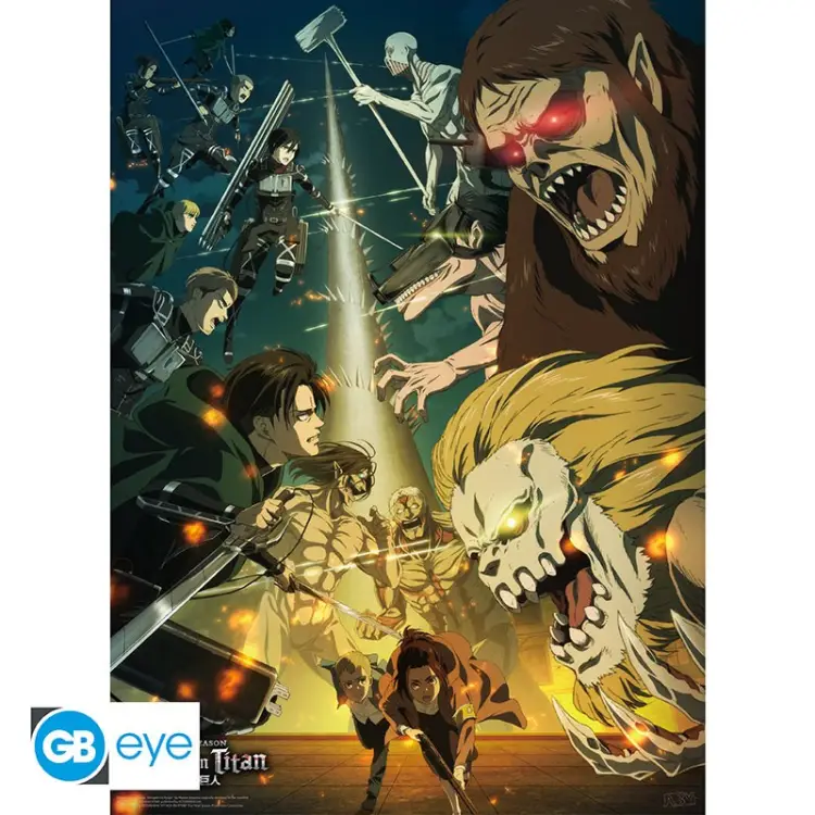 GB Eye - ATTACK ON TITANS - Set 2 - Set 2 posters '52x38'