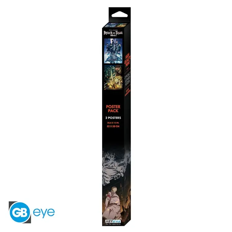 GB Eye - ATTACK ON TITANS - Set 2 - Set 2 posters '52x38'