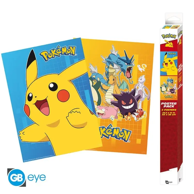 GB Eye - POKEMON - Colourful Characters - Set 2 posters '52x38'