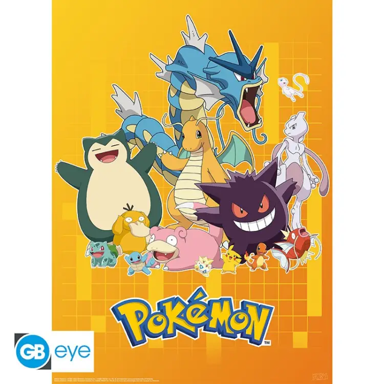 GB Eye - POKEMON - Colourful Characters - Set 2 posters '52x38'