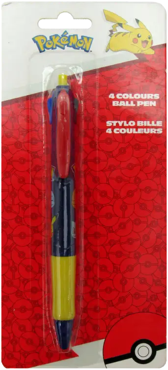 POKEMON - Pikachu - 4 Colour Pen
