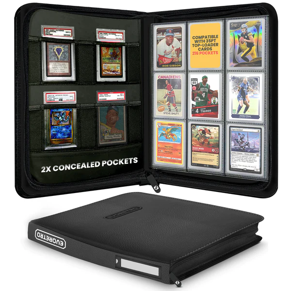 Evoretro - EVORETRO - Shield+ 216 Topload Cards Binder Black