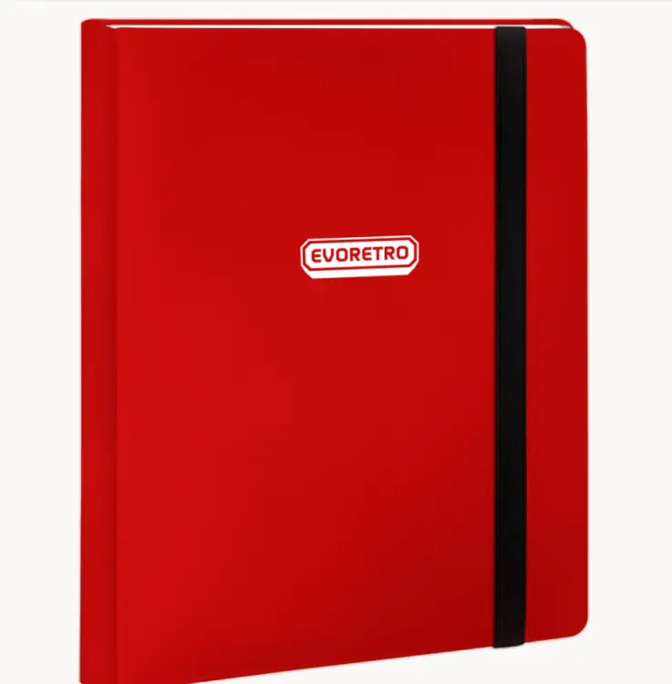Evoretro - EVORETRO - Regular Card Binder 9 pocket for 360 cards w/ elastic Red
