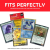 Evoretro - EVORETRO - Sleeves Perfect Fit for Pokemon / Lorcana / MTG Cards