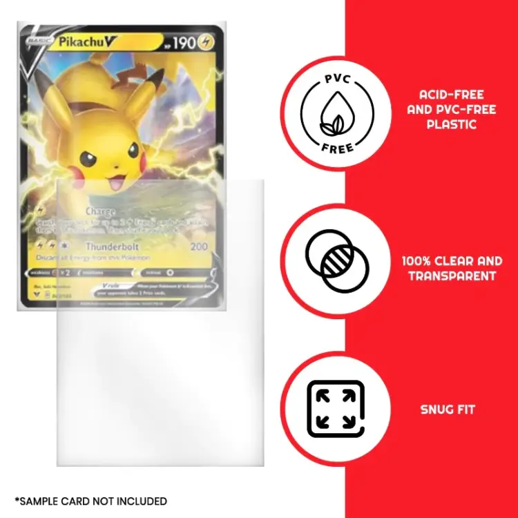 Evoretro - EVORETRO - Sleeves Perfect Fit for Pokemon / Lorcana / MTG Cards