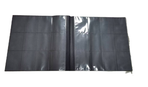 Evoretro - EVORETRO - Regular card binder with zipper 4x3 - Black