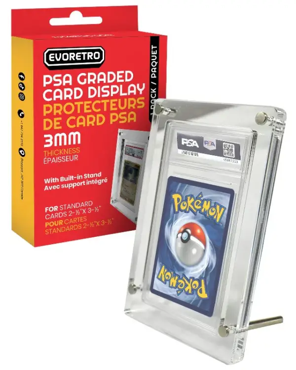 Evoretro - EVORETRO - Acrylic case PSA graded card stand acrylic protector 3.0MM