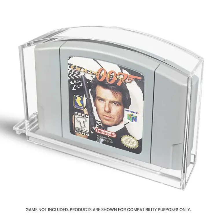 Evoretro - EVORETRO - PREMIUM Acrylic Case for N64 Cartridge pack of 2